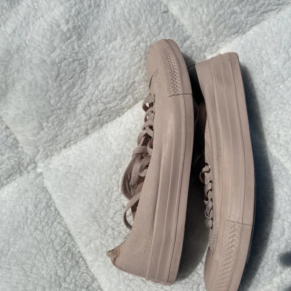 Converse All Star Canvas Low Top Pink Gold Women's‎ Size US 7.5